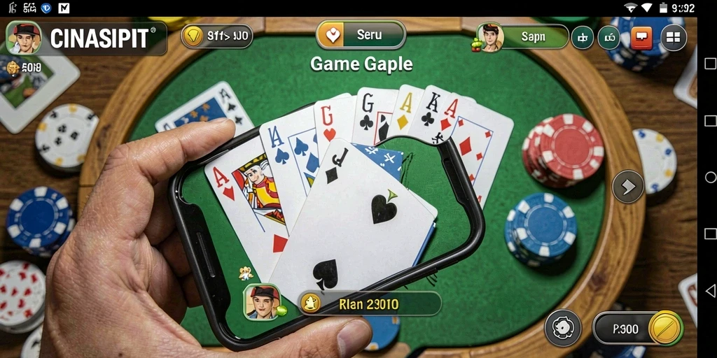 Tampilan gameplay CINASIPIT yang seru dan interaktif.
