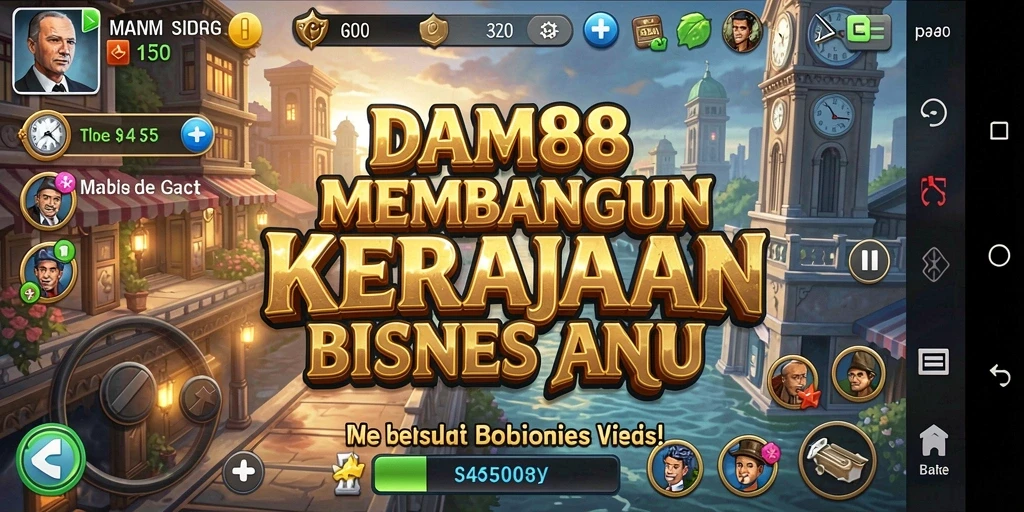Tampilan gameplay <strong>DAM88</strong> yang menarik dengan elemen Tycoon yang unik.