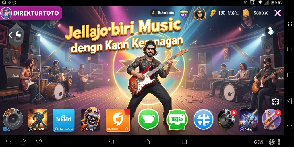 Tampilan gameplay DIREKTURTOTO yang seru dan penuh warna.