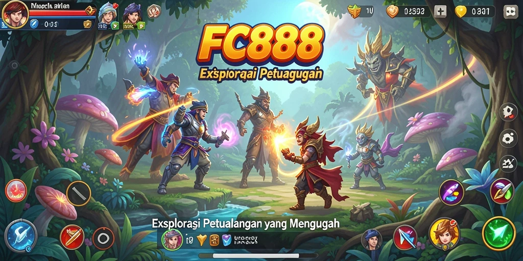 Tampilan gameplay FC888 yang menakjubkan dalam petualangan yang mendebarkan.
