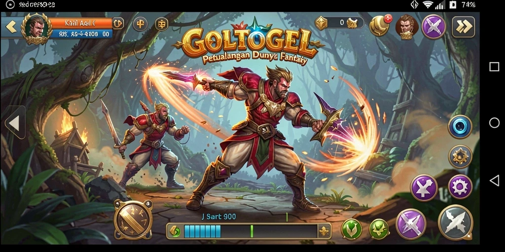 Screenshot utama GOLTOGEL menampilkan aksi seru dan grafis menawan di dunia ARPG.