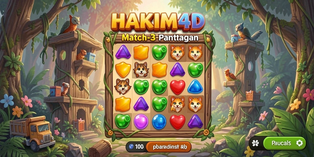 Tampilan gameplay HAKIM4D yang mendebarkan dan penuh warna.