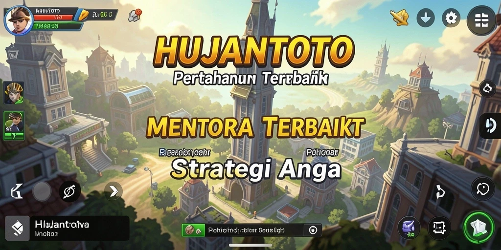 Tampilan gameplay seru dan menegangkan dari HUJANTOTO.