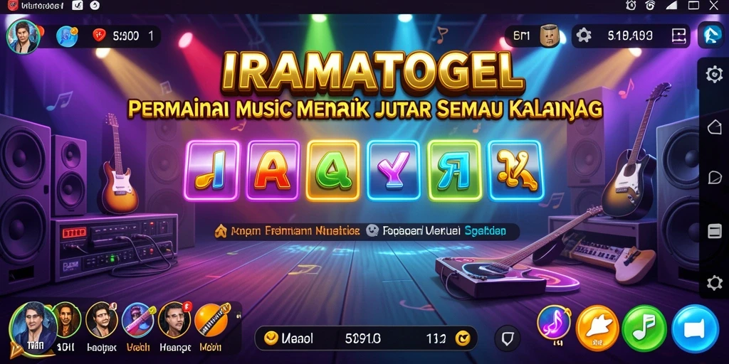 Tampilan gameplay IRAMATOGEL yang penuh warna dan interaktif.