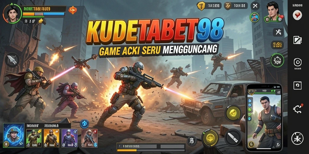 Tangkapan layar gameplay KUDETABET98 menampilkan aksi mendebarkan.