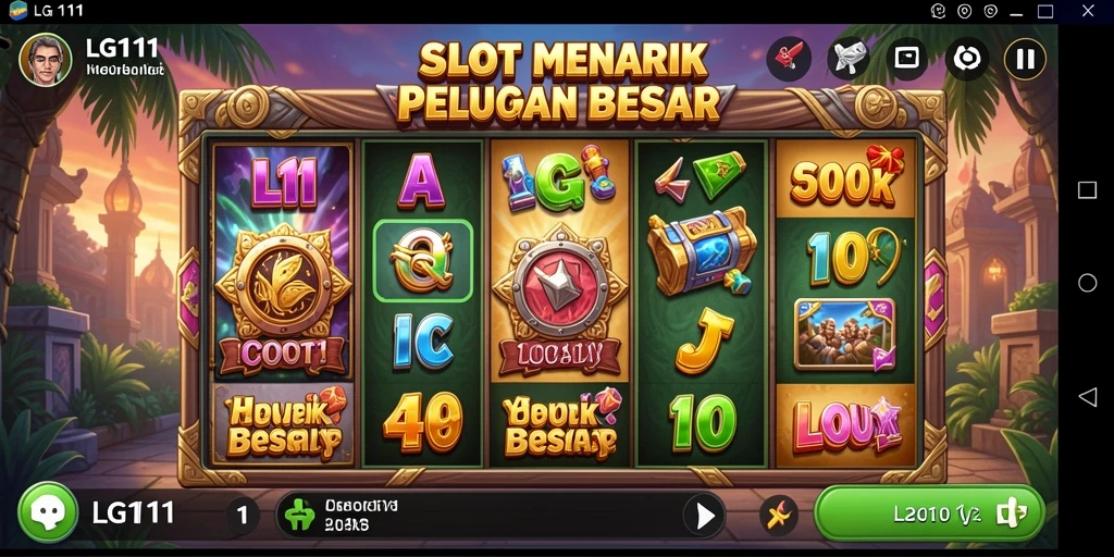 Tampilan gameplay seru dari LG111 dengan grafik yang menarik.