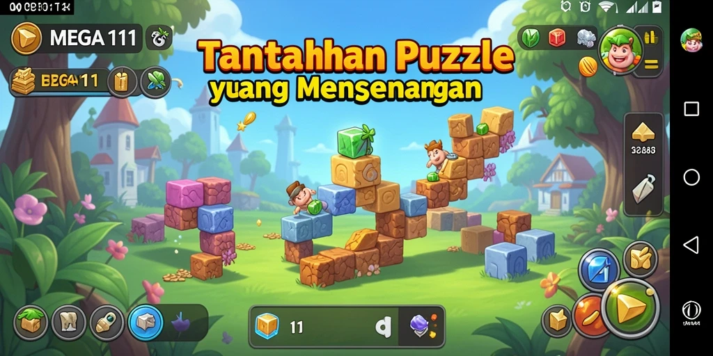 Tampilan gameplay yang menantang di MEGA111.