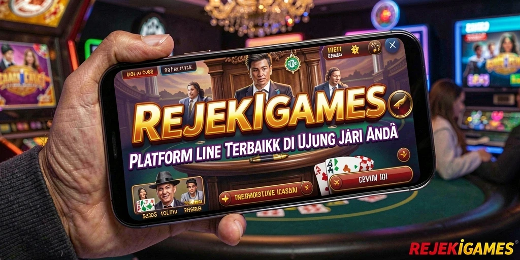 Gameplay seru dalam aplikasi Live Casino REJEKIGAMES.