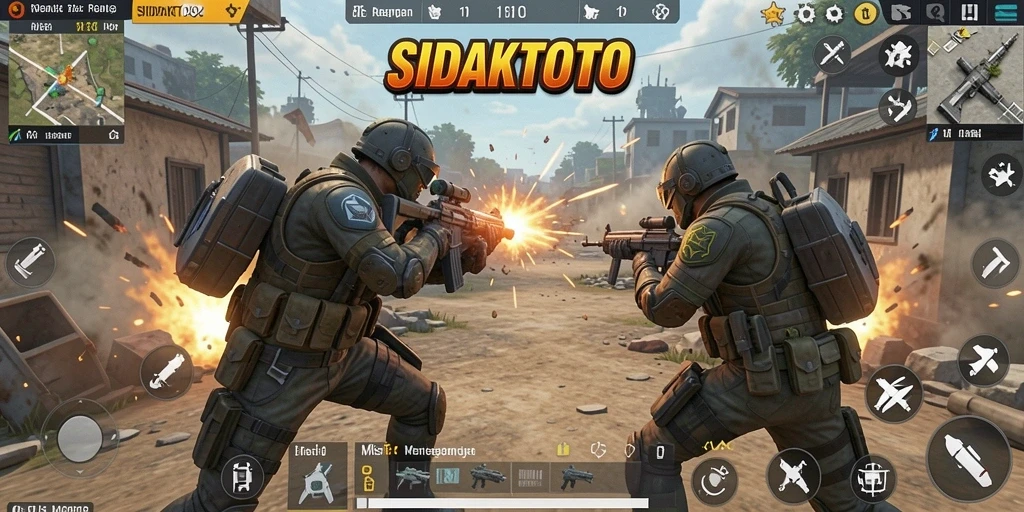 Tampilan aksi mendebarkan dalam pertempuran Battle Royale SIDAKTOTO.