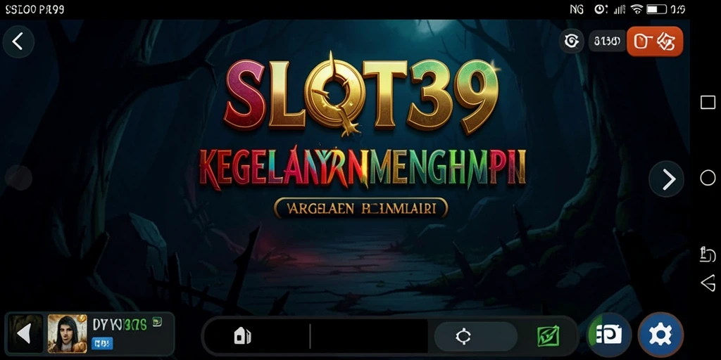 Screenshot menampilkan momen menegangkan dalam permainan HOROR SLOT39.