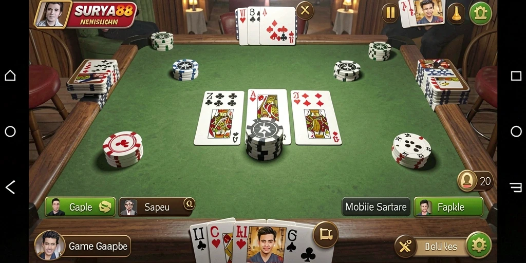 Tampilan gameplay seru dari SURYA88 yang mengasyikkan.