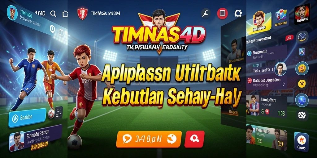 Tampilan utama aplikasi TIMNAS4D yang menonjolkan fungsionalitas Utility.