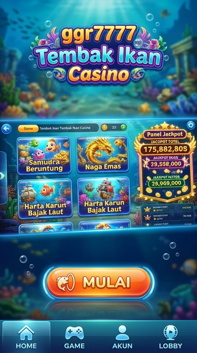 Tampilan antarmuka ggr7777 yang sederhana dan menarik.